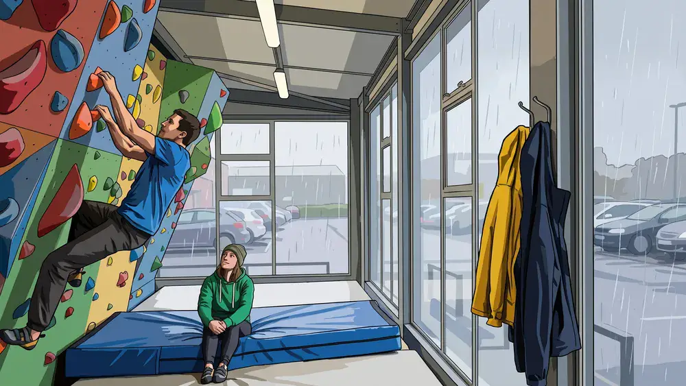 Kletterzentrum Nordhessen in Kassel – Bouldern an bunten Griffen